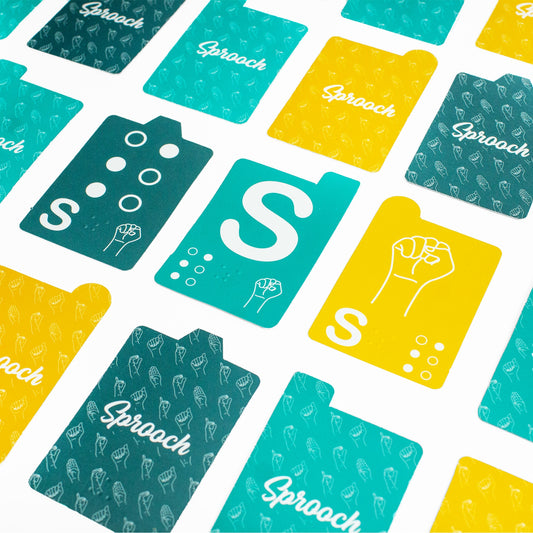Sprooch: Juego educativo inclusivo con realidad aumentada (memorama LSM, Braille y letras latinas)
