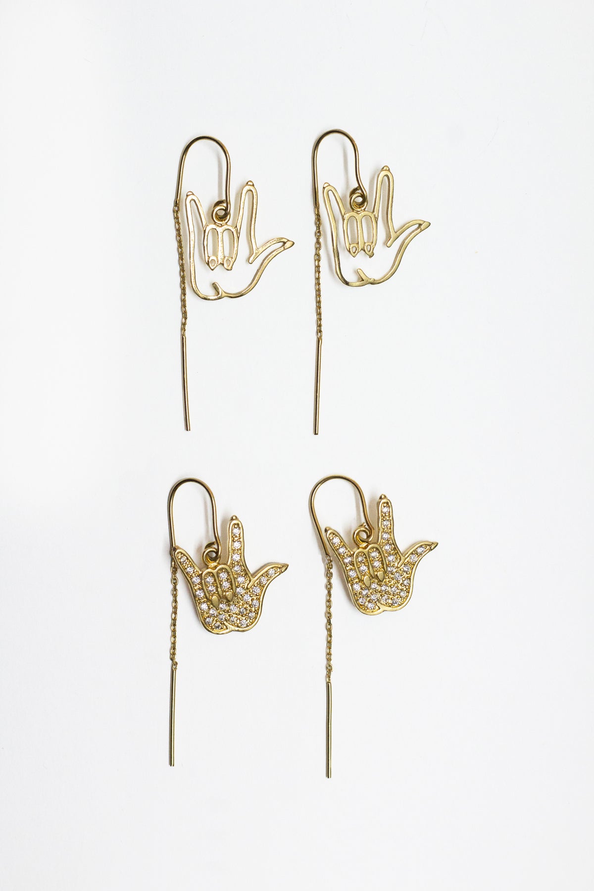 Aretes chapa de oro 14 kilates