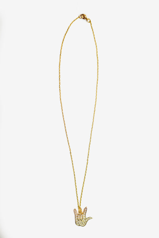 Collar chapa de oro 14 kilates