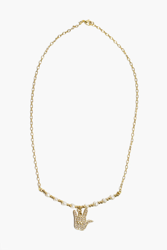 Collar chapa de oro 14 kilates