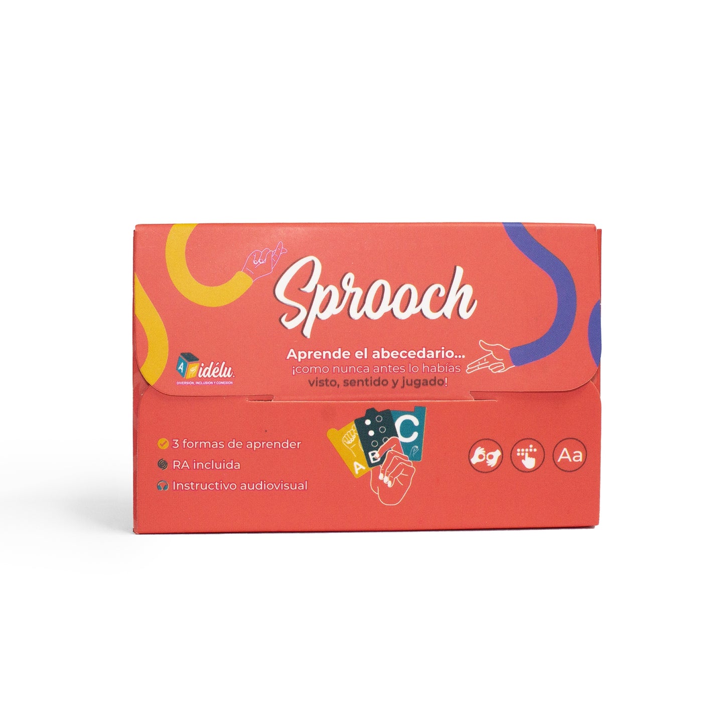 Sprooch: Juego educativo inclusivo con realidad aumentada (memorama LSM, Braille y letras latinas)