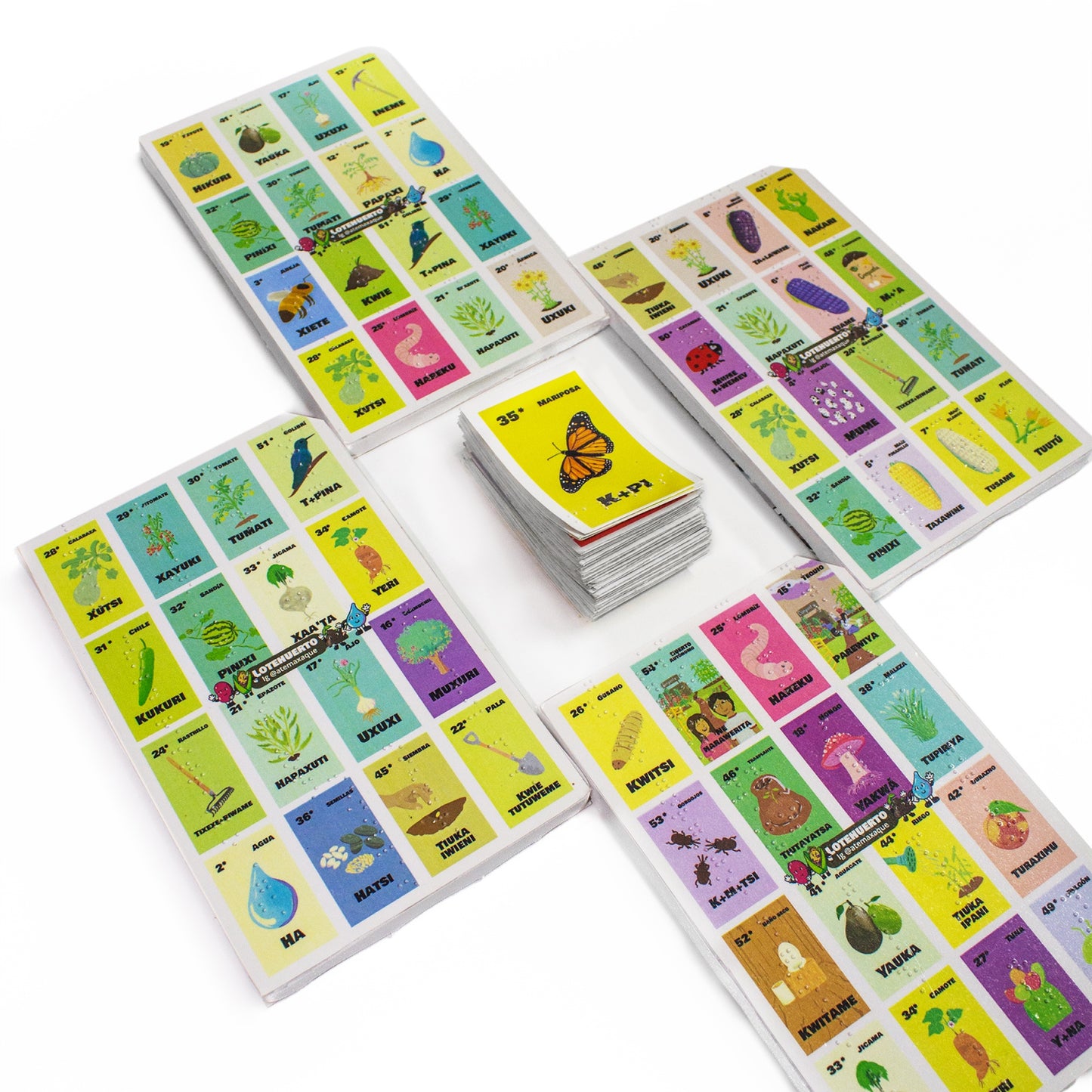 Lotería ambiental adaptada para ciegos